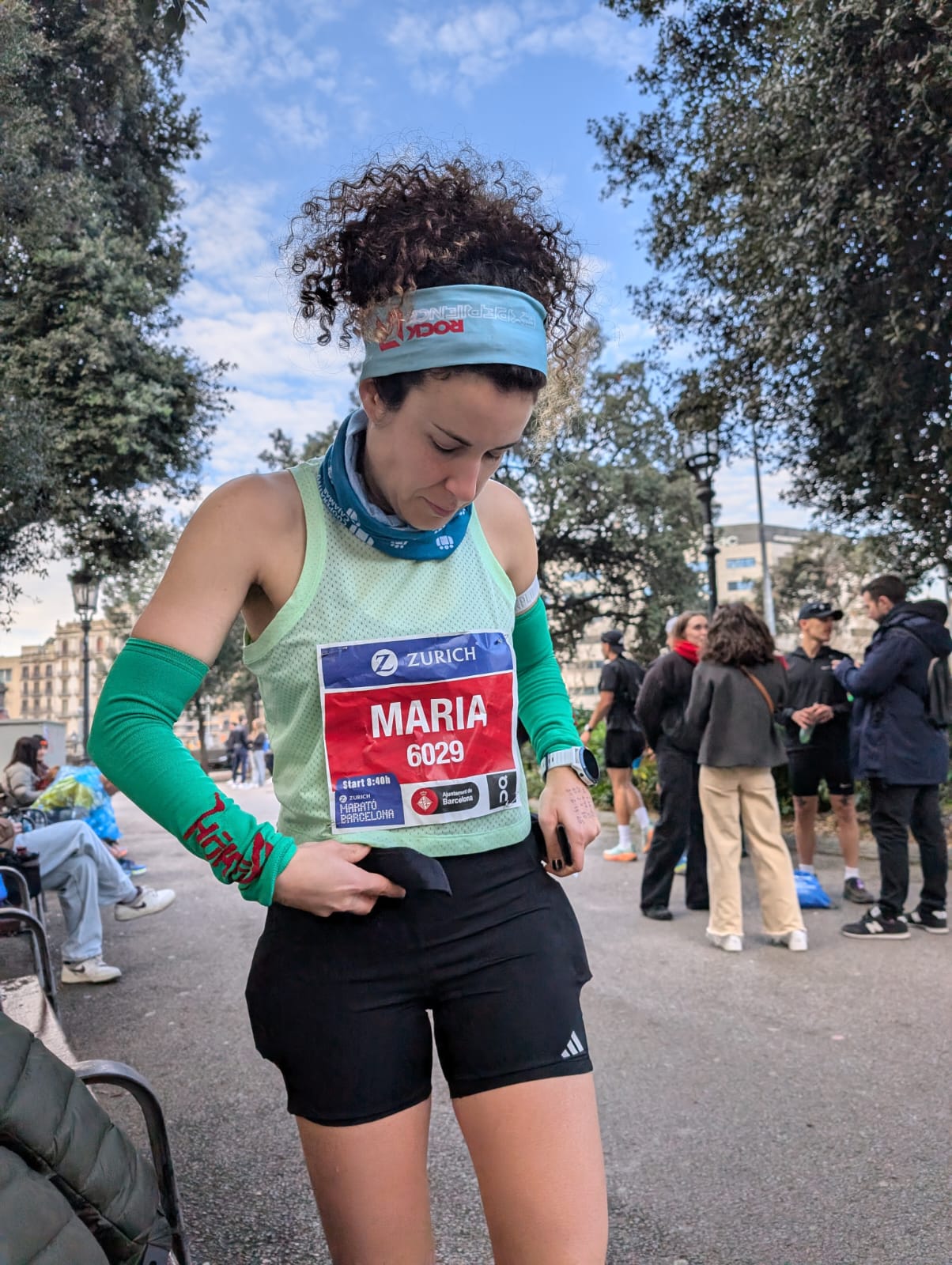 Maria antes de correr